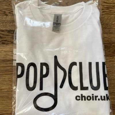 Pop Club Choir white T-shirt
